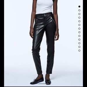 Zara leather pants